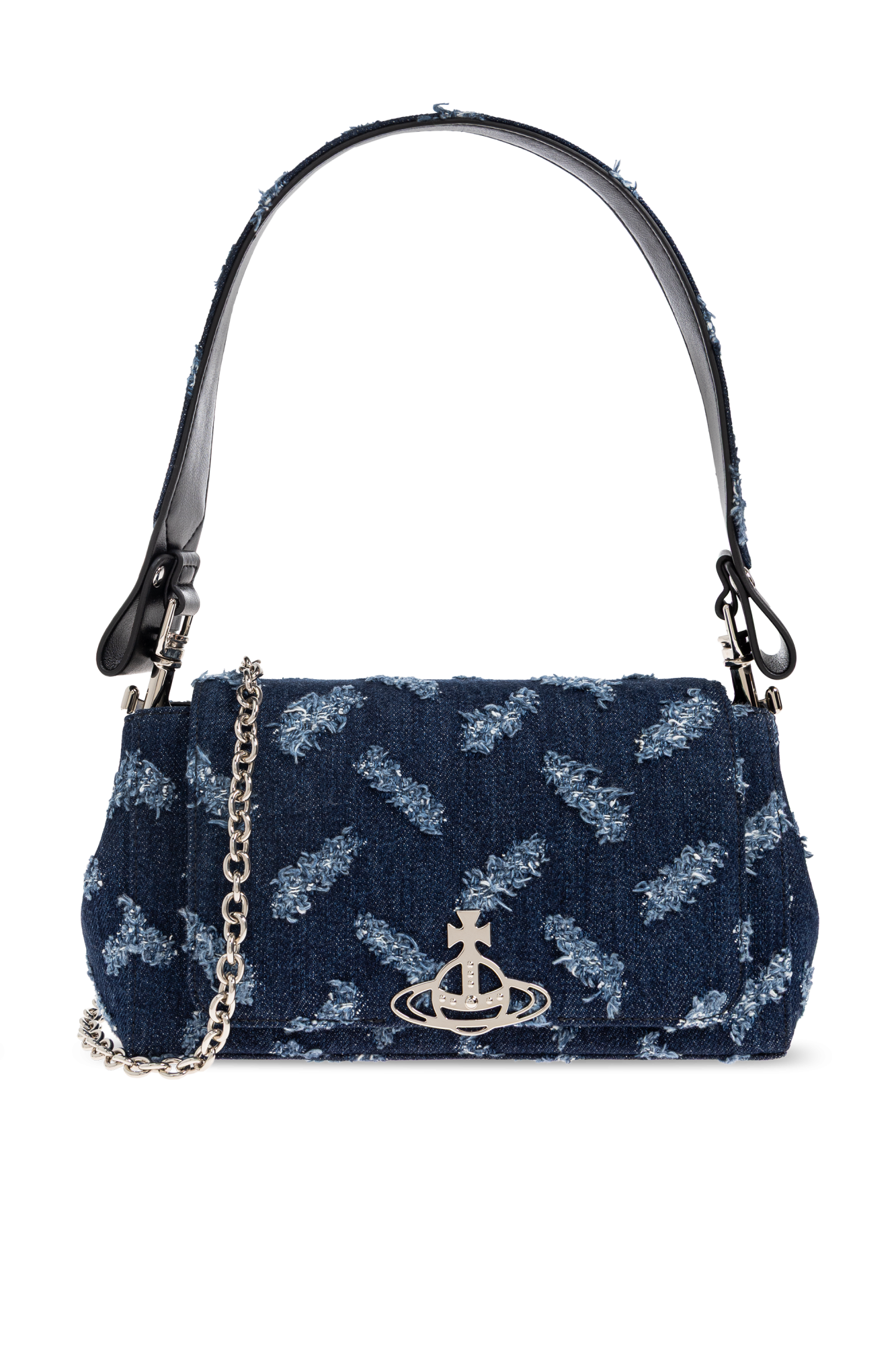 【USED】 vivienne westwood Shoulder Bag Vivienne Westwood Shoulder Bag Crossbody Handbag Black Flap